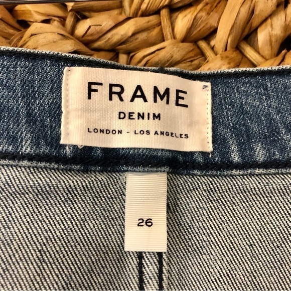 Frame Denim Claire Snap Front Denim Skirt - Picture 12 of 15